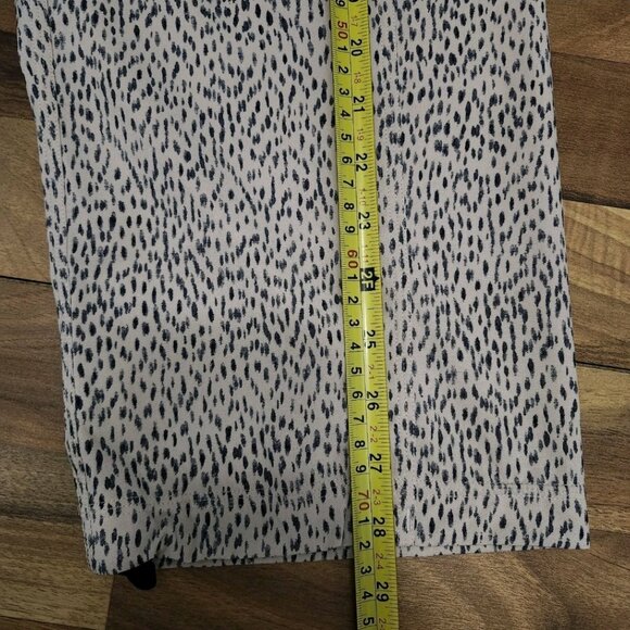 Lululemon Step Lively Crop Pants Dottie Dash Grain Black Size 6 Euc - Picture 9 of 11